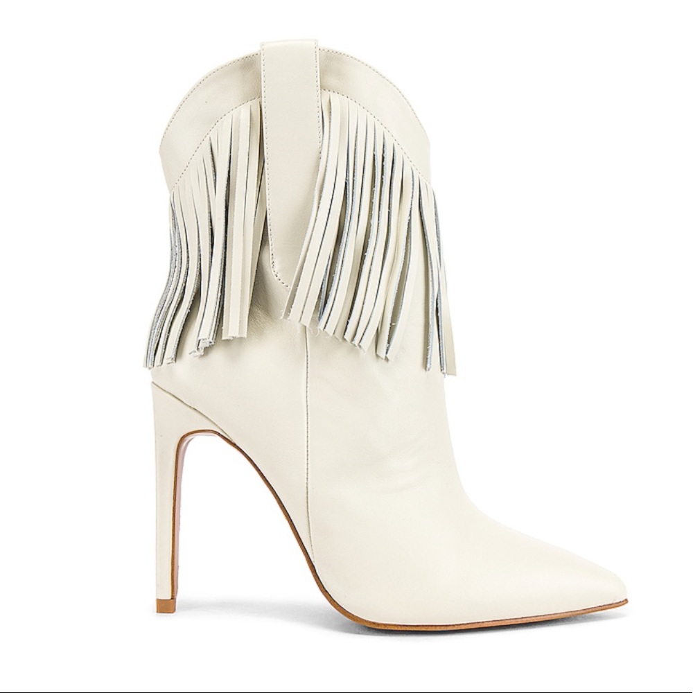 Cream Raye Blade Bootie from Revolve